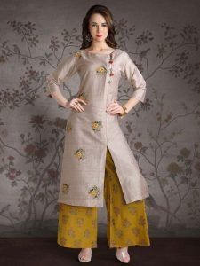 long frock with trouser