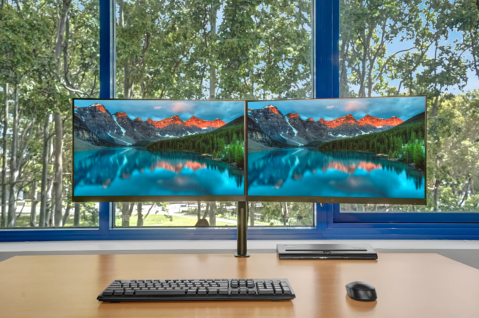 Dual computer monitors for sale