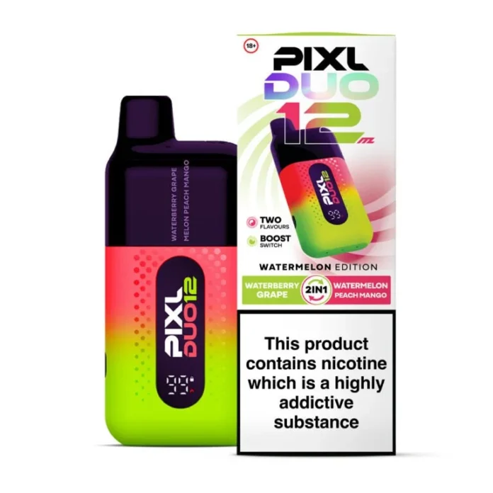 Pixl Duo 12000 Prefilled Pod Kit Box of 5